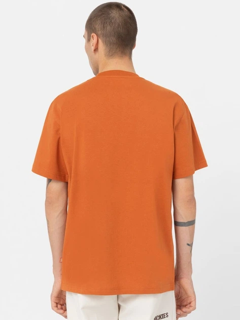 Koszulka męska basic Dickies DK0A4YAIC051 XL Pomarańczowa - obraz 2