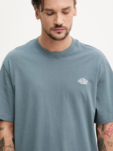 Koszulka męska basic Dickies DK0A4YAIG701 XL Morska fala - obraz 4