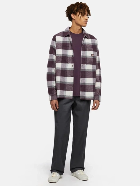 Koszulka męska bawełniana Dickies DK0A4YAIJ561 S Śliwkowa - obraz 3