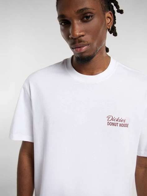 Koszulka męska bawełniana Dickies DK0A87QN0WH1 S Biała - obraz 4