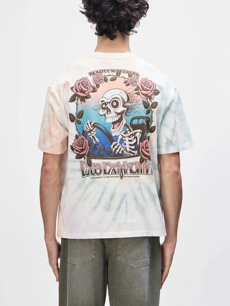 Футболка довга бавовняна чоловіча Deus Ex Machina DUF254541-MPA M Молочна (800070346843) - зображення 2