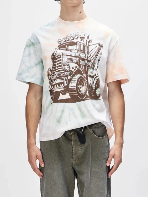 Koszulka męska bawełniana Deus Ex Machina DUF254541-MPA L Mleczna - obraz 1