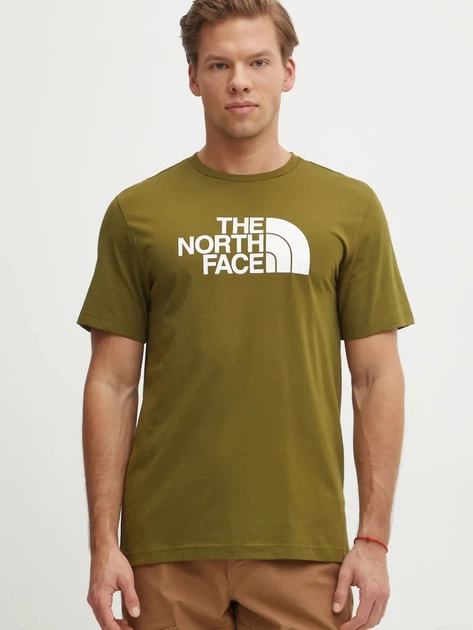 Koszulka męska basic The North Face NF0A8A6CTOE1 XL Zielona - obraz 1