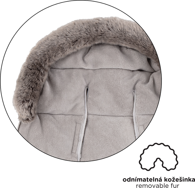 Śpiworek zimowy Petite&Mars Comfy 4 w 1 Mocha Mousse (8596202010555) - obraz 13