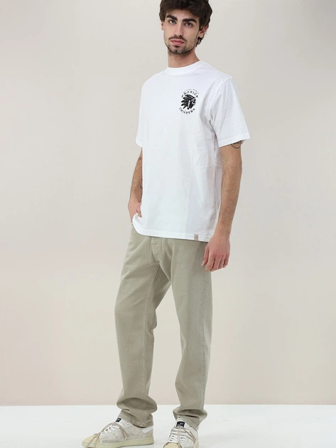 Футболка довга бавовняна чоловіча Tooco TOCOM-TSR-AM-OFF-WHITE XL Біла (800070340811) - зображення 3