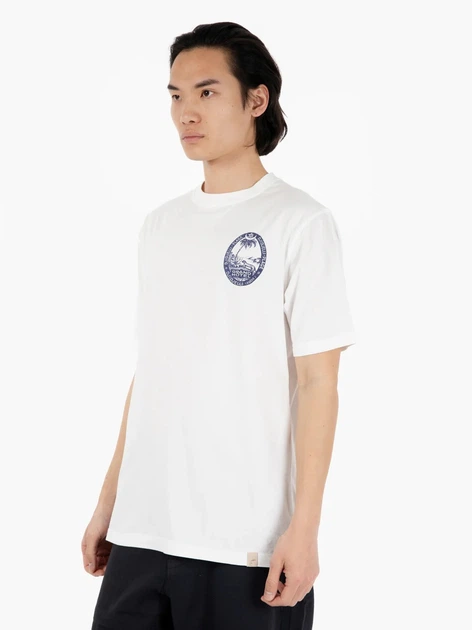 Футболка довга бавовняна чоловіча Tooco TOCOM-TSR-GR-OFF-WHITE XL Біла (800070340819) - зображення 3