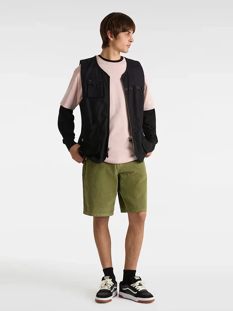 Koszulka męska bawełniana Vans VN000P50O3N1 S Jasnoróżowa - obraz 3