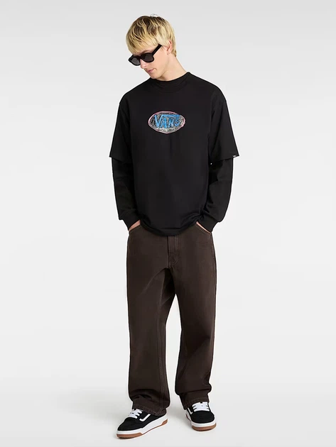 Koszulka męska bawełniana Vans VN000NHWBLK1 M Czarna - obraz 3