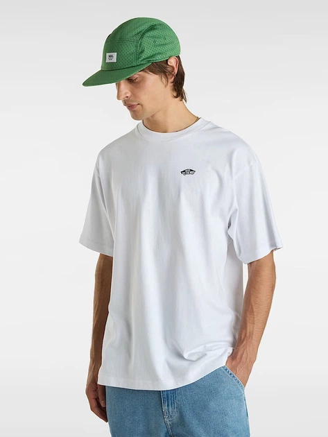 Футболка довга бавовняна чоловіча Vans VN000P50YB21 XL Біла (800070339167) - зображення 1