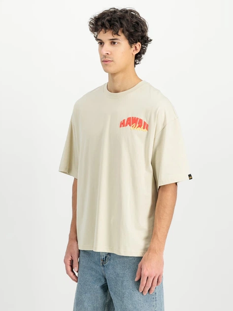 Koszulka męska bawełniana Alpha Industries X156525-300 M Mleczna - obraz 1