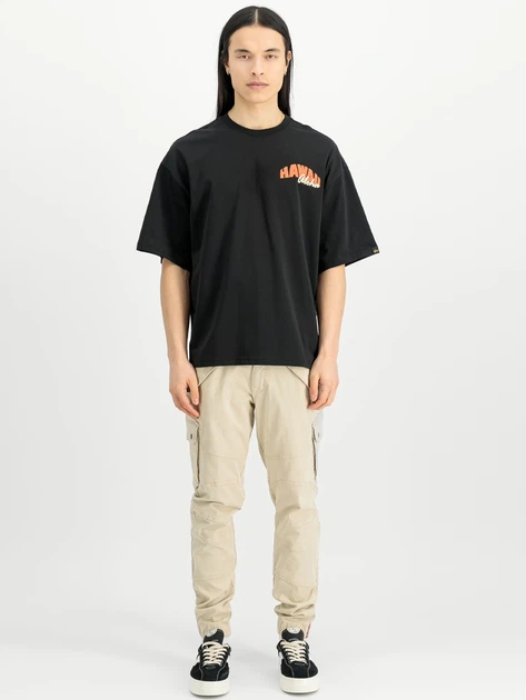 Koszulka męska bawełniana Alpha Industries X156535-03 L Czarna - obraz 3