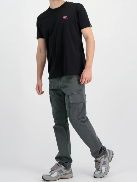Koszulka męska bawełniana Alpha Industries X188505-693 M Czarna - obraz 2