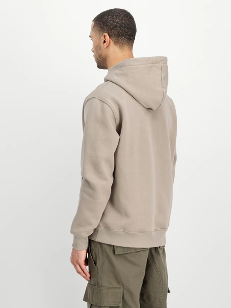 Bluza męska z kapturem kangurka Alpha Industries 196318679 L Beżowa - obraz 2