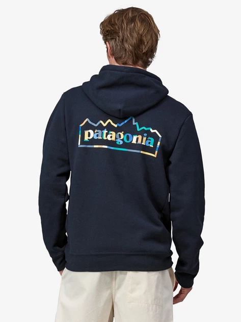 Bluza męska z kapturem kangurka Patagonia 39694-NENA L Niebieska - obraz 2