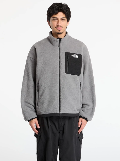 Куртка двостороння Шерпа демісезонна чоловіча The North Face NF0A89GTWOO1 L Сірий/Чорний (800070347983) - зображення 1