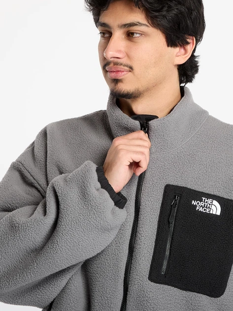 Куртка двостороння Шерпа демісезонна чоловіча The North Face NF0A89GTWOO1 L Сірий/Чорний (800070347983) - зображення 6