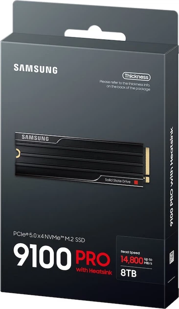 Dysk SSD Samsung 9100 Pro Heatsink 8TB M.2 2280 PCIe 5.0 x4 V-NAND TLC (MZ-VAP8T0CW) - obraz 10
