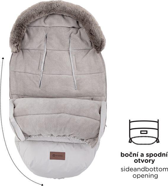 Śpiworek zimowy Petite&Mars Comfy 4 w 1 Veritable Khaki (8596202007272) - obraz 15