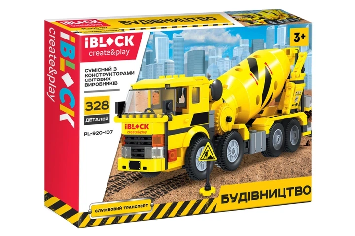 Конструктор Строительство 328 деталей IBLOCK, PL-920-107 - изображение 2