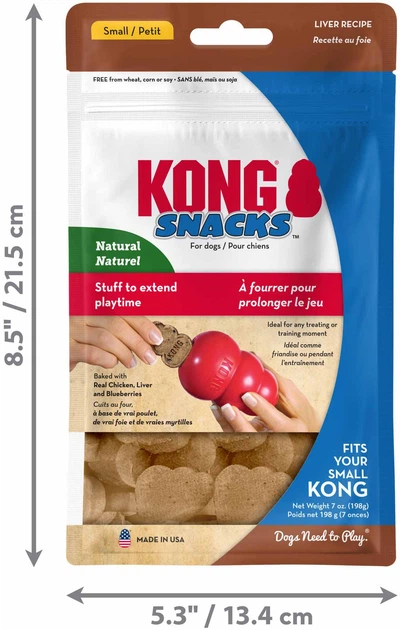 Przysmak dla psa Kong Snacks XP3E Liver S (0035585011141) - obraz 4