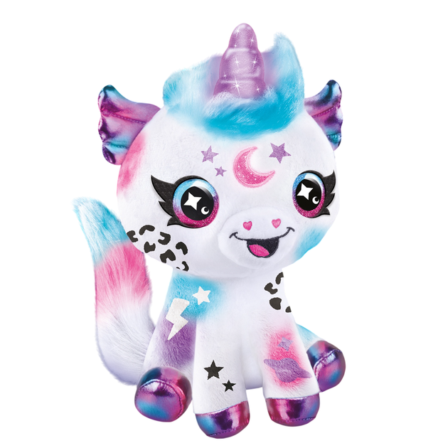 Набір Canal Toys DIY Airbrush Plush Єдиноріг Космік с сяючим рогом (3555801455292) - зображення 7