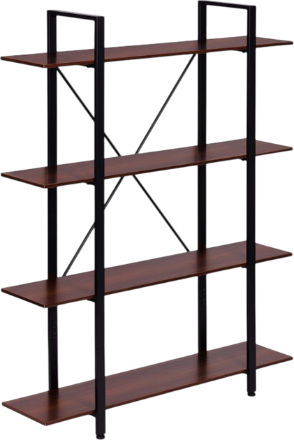 Стелаж ModernHome by Multistore лофт 4 полиці металевий каркас S-04A (5905817008704) - зображення 1