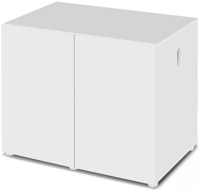 Szafka do akwarium AQUAEL 123435 z drzwiami 90 x 60 x 80 cm biała (5905546327633) - obraz 1
