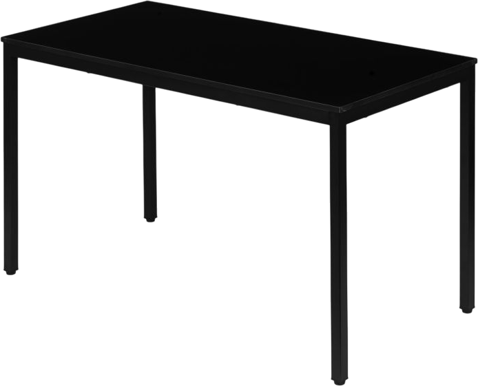 Stół do jadalni ModernHome by Multistore 120 x 60 cm Czarny (NORD-BC) - obraz 3