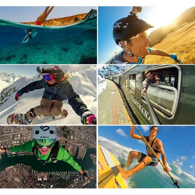 Набор креплений Puluz PKT19 24в1 для экшн-камер GoPro на водных и спортивных активностях - Фото 3 Набор креплений Puluz PKT19 24в1 для экшн-камер GoPro на водных и спортивных активностях - изображение 3