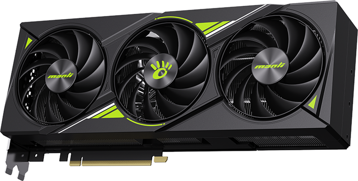 Karta graficzna Manli PCI-Ex GeForce RTX 5080 Nebula 16GB GDDR7 (256bit) (2617/30000) (3 x DisplayPort, HDMI) (N76550800M36310) - obraz 2