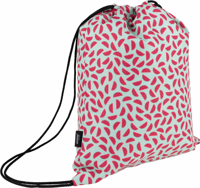 Сумка для взуття Amiplay BeHappy Кавун рюкзак 35 x 45 см (5907563312920) - зображення 1
