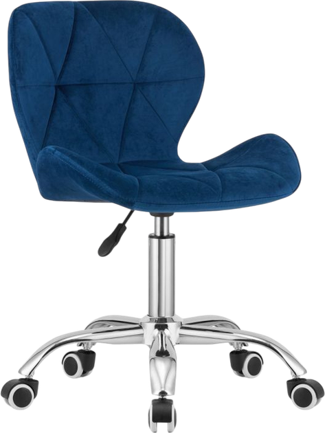Крісло обертове Leobert офісне оксамит Темно-синє (model_3669_1-AVOLA-DORY21) - зображення 2