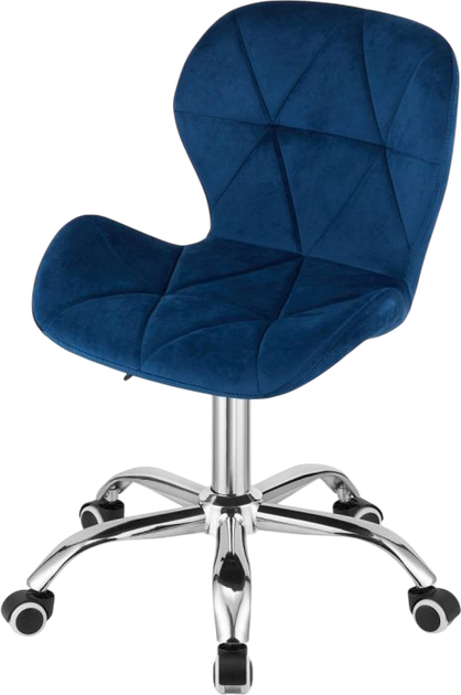 Крісло обертове Leobert офісне оксамит Темно-синє (model_3669_1-AVOLA-DORY21) - зображення 3