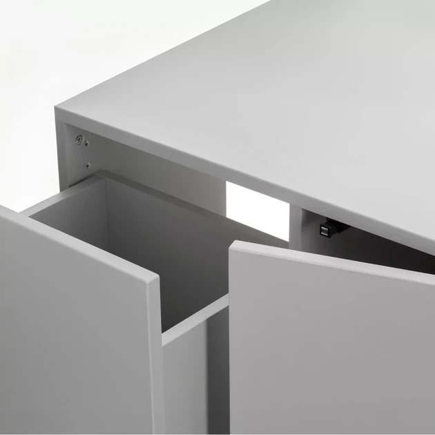 Szafka do akwarium AQUAEL 132381 premium 80 x 35 x 78 cm szara (5905546341592) - obraz 8