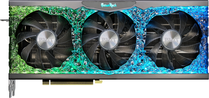 Palit GeForce RTX 3080 GameRock OC — б/у видеокарта 10 ГБ GDDR6X, LHR - зображення 4