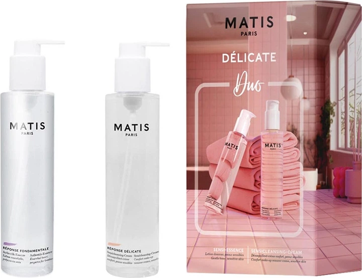 Zestaw do pielęgnacji twarzy Matis Reponse Delicate Sensi Krem oczyszczający 200 ml + Tonik 200 ml (3579209010273) - obraz 1