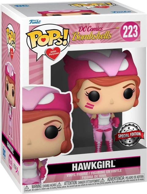 Фігурка Funko Pop Heroes Comics Bombshell Hawkgirl 9 см 58501 (889698585019) - зображення 2