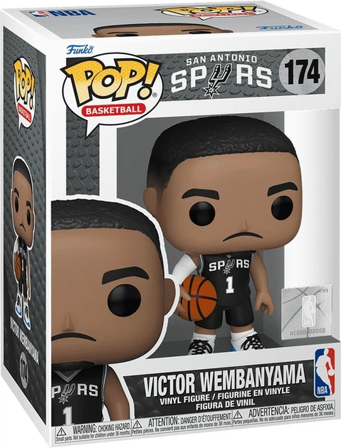 Фігурка Funko Pop Basketball NBA Віктор Вембаньяма 10 см 75120 (889698751209) - зображення 1