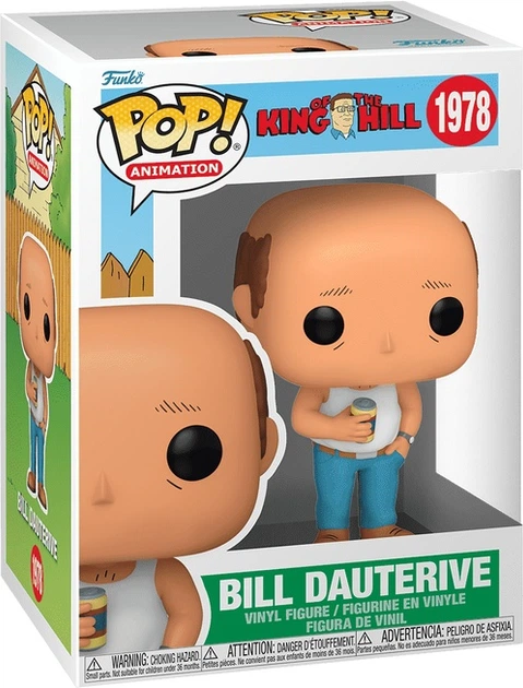 Фігурка Funko Pop Animation King of the Hill Bill Dauterive 9.7 см 86547 (889698865470) - зображення 1