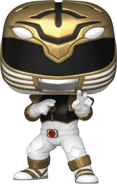 Фігурка Funko Pop Movies Mighty Morphin Power Rangers White Ranger 10 см 81198 (889698811989) - зображення 2