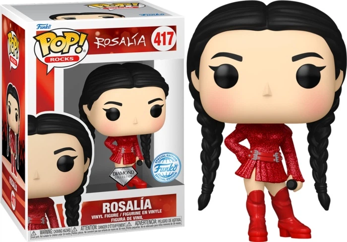 Фігурка Funko Pop Rocks Rosalia Bizcochito 9 см 78032 (889698780322) - зображення 2