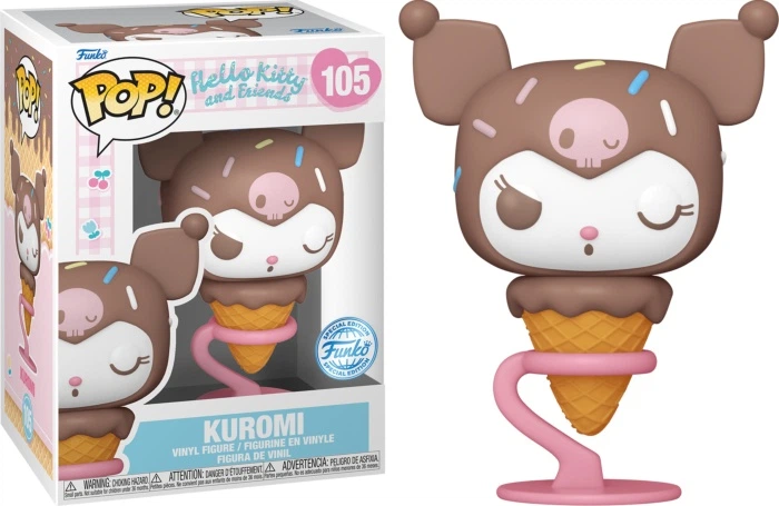 Фігурка Funko Pop Sanrio Hello Kitty And Friends Kuromi Ice Cream Cone 11.6 см 84492 (889698844925) - зображення 2