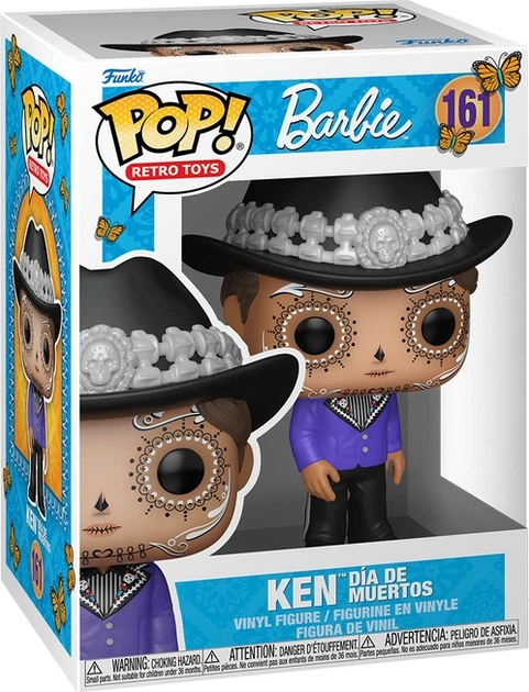 Figurka Funko Pop Retro Toys Barbie Ken Day of the dead 9 cm 86574 (889698865746) - obraz 1