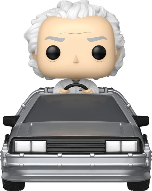 Фігурка Funko Pop Rides Deluxe Back to the Future Doc with Time Machine 13.2 см 86449 (889698864497) - зображення 2