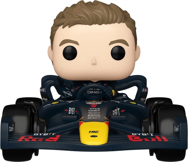 Figurka Funko Pop Rides Super Deluxe Red Bull Verstappen with RB20 10.9 cm 83921 (889698839211) - obraz 2