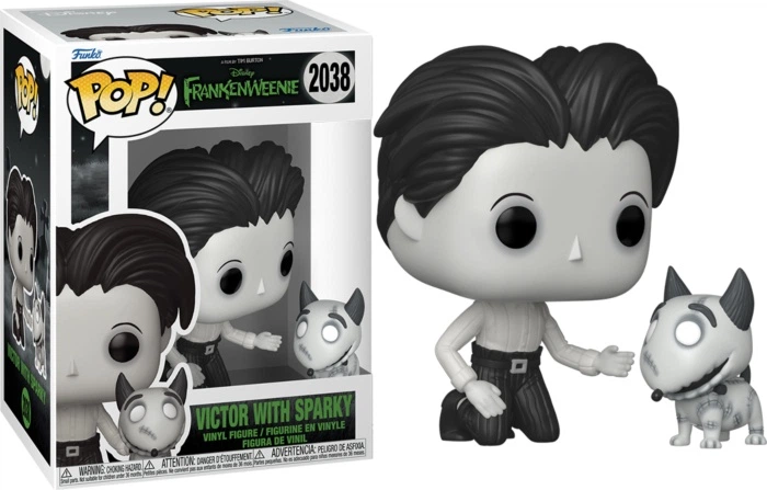 Figurka Funko Pop Disney Frankenweenie Victor with Sparky 9.5 cm 86153 (889698861533) - obraz 2