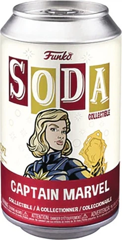 Figurka Funko Pop Vinyl Soda Marvel Captain Marvel 10 cm 68764 (889698687645) - obraz 1