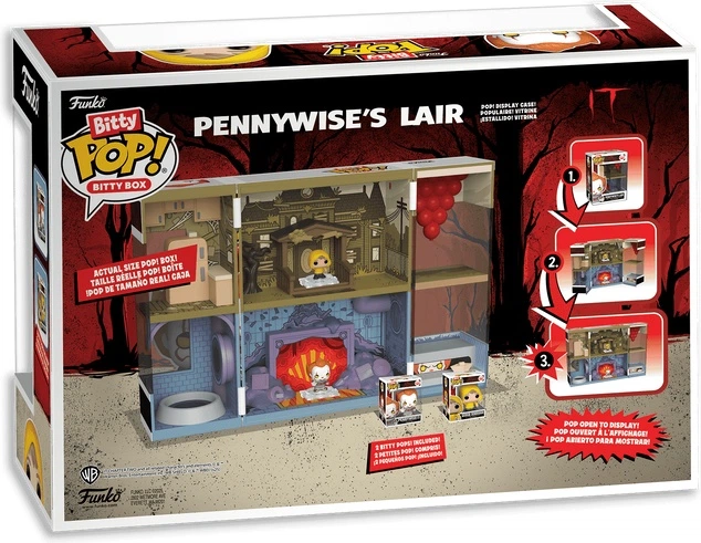 Набір іграшок Funko Bitty Pop Box IT Pennywises Lair 85535 (889698855358) - зображення 2