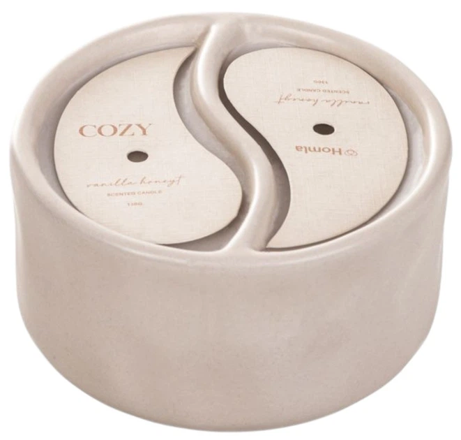 Świeca zapachowa Homla Cozy Vanilla Honey 130 g (5906496704314) - obraz 4