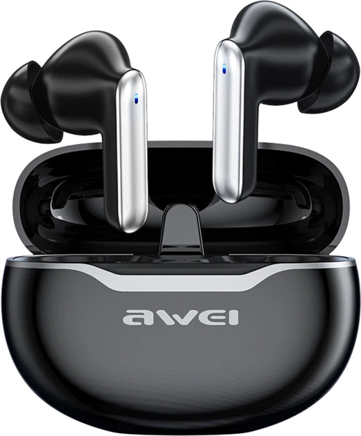 Słuchawki Awei T50 ENC TWS Black (AWEI145) - obraz 1